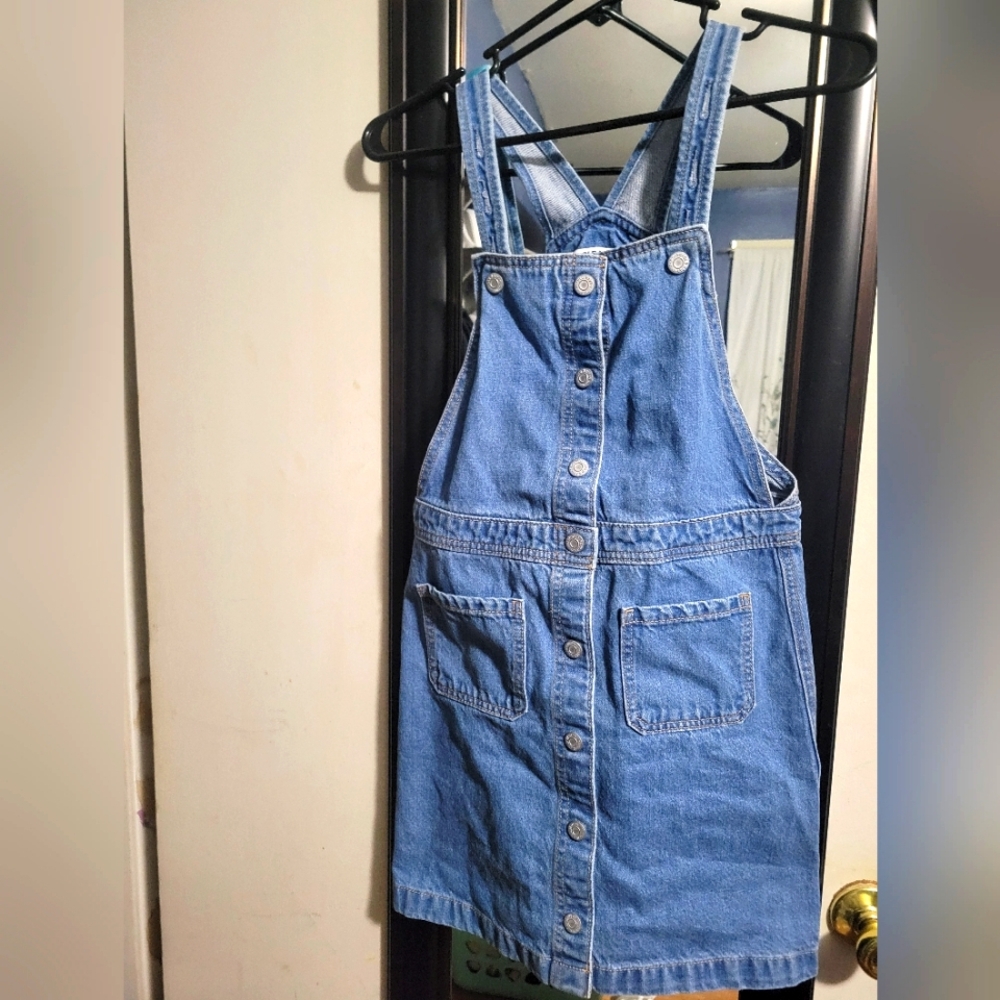 Old Navy Classic Denim Overall Dress